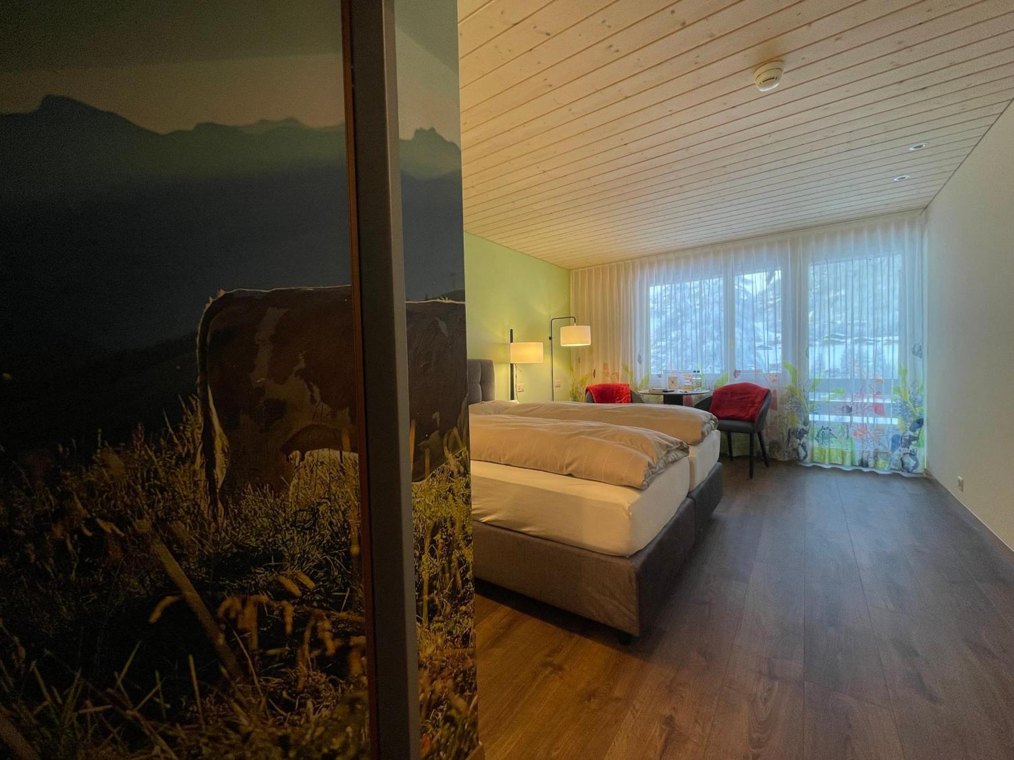 Ferien- Und Familienhotel Alpina Adelboden Esterno foto